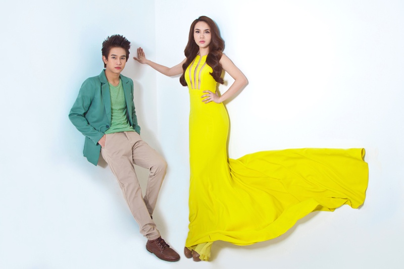 Yen Trang quyen ru ben canh hot boy Thai Lan hinh anh