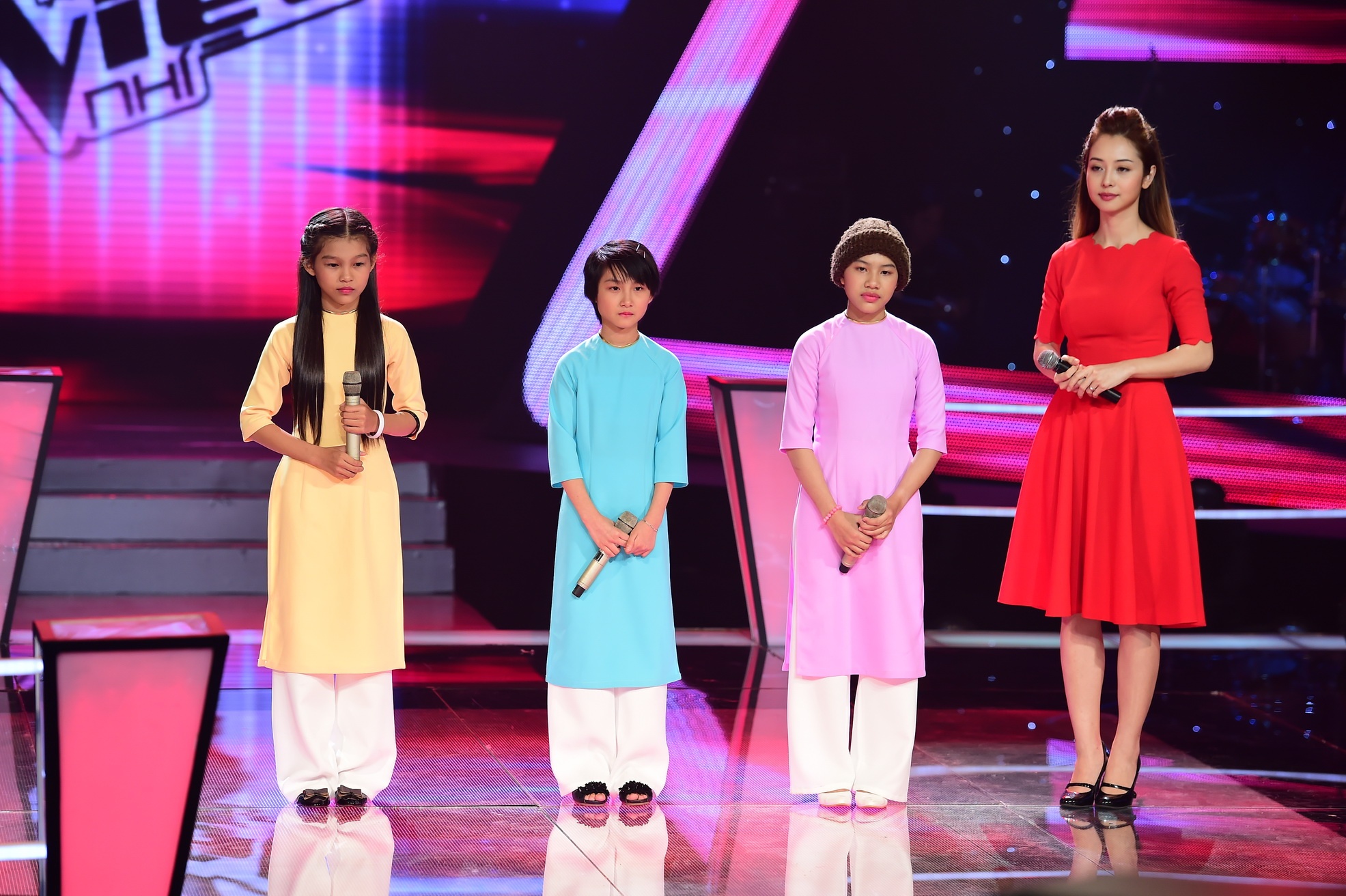 Lien khuc Ca Dao Me - Huyen Tran, Khanh Hue, Thu Huyen hinh anh