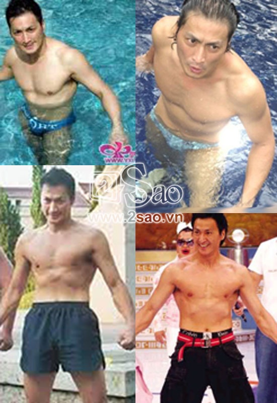 Anh có lẽ đang quảng cáo cho các thương hiệu quần khác nhau.