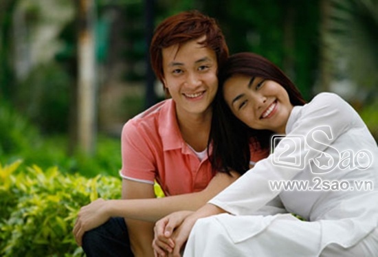 Cặp “tiên đồng-ngọc nữ” Lương Mạnh Hải và Tăng Thanh Hà  trong Bỗng dưng muốn khóc.