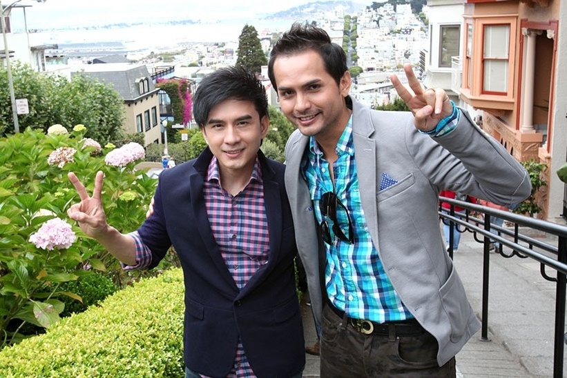 Dan Truong ket hop voi Duc Tien tren dat My hinh anh