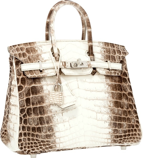 Chiếc Matte Himalayan Nilo Crocodile Birkin Bag của Hermes với chất liệu có 1-0-2 đang trở thành cơn sốt của những tín đồ hàng hiệu.     