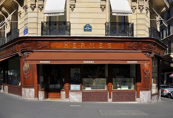 Cửa hàng Hermes ở Paris - một trong những địa chỉ có chính sách bán hàng nguyên tắc có tiếng.