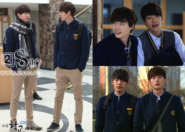Kim Woo Bin và Lee Jong Suk diện đồng phục quyến rũ hút hồn trong School 2013.