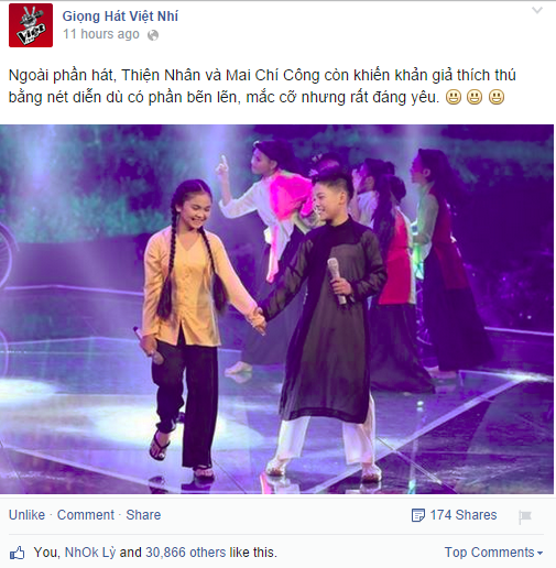 Tiết mục của Mai Chí Công và Thiện Nhân được khán giả dành nhiều lời khen.