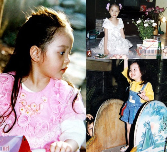 Từ những tấm ảnh cũ cho thấy bộ sưu tập váy vóc  của Hoàng Anh khi xưa đã khá phong phú và kiểu cách.