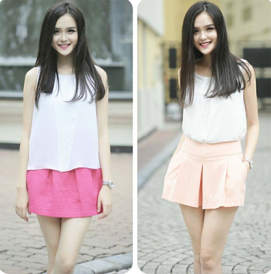 Thời gian gần đây Hoàng Anh ngày càng đẹp và thon gọn hơn nhờ thực hiện chế  độ ăn kiêng cũng như chăm chỉ luyện tập. Gu thời trang của Hoành Anh  cũng dần ổn định giúp diện mạo thêm trẻ trung, cuốn hút.