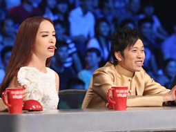 Thuy Hanh phat hoang vi man dut sat vao mui cua thi sinh hinh anh