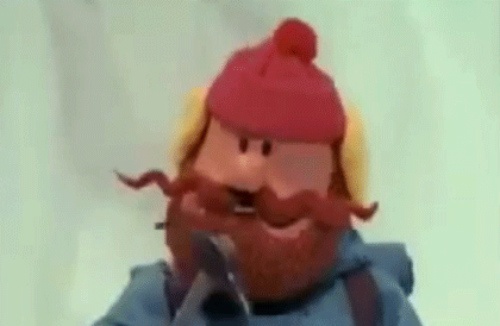 Yukon Cornelius luôn liếm chiếc búa đào mỏ.