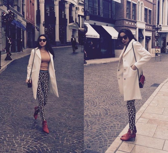 Với vóc dáng chuẩn của một người mẫu, không cần quá cầu kỳ trong thiết kế hay chọn màu sắc Hà Hồ vẫn thật ấn tượng với phong cách. 