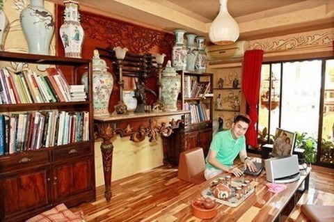 Tùng Lâm khoe hình ảnh của ngôi nhà