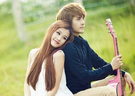 Nhung cap doi Vpop yeu cang say, su nghiep cang thang hoa hinh anh