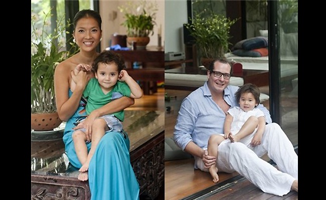 May mắn hơn Phi Thanh Vân, siêu mẫu Bằng Lăng có cuộc sống gia đình khá êm ả.   Năm 2009, cô nhận lời cầu hôn và lên xe hoa với người chồng Đức là Claas Schaberg.