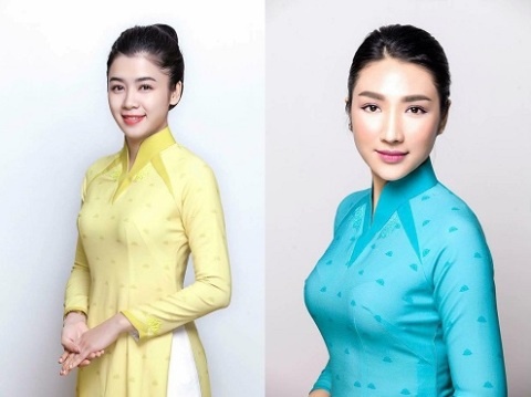 Đồng phục Áo dài của Vietnam Airline.