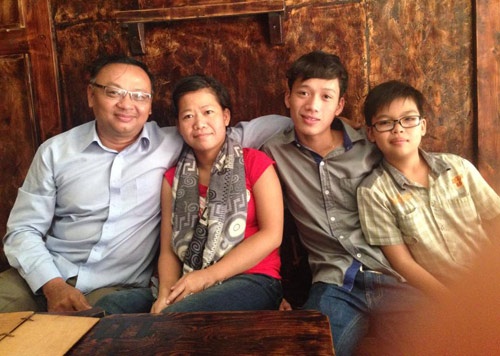 Hiện tại, Thái Trân đang sống cùng chồng và con riêng của chồng ở Sài Gòn.