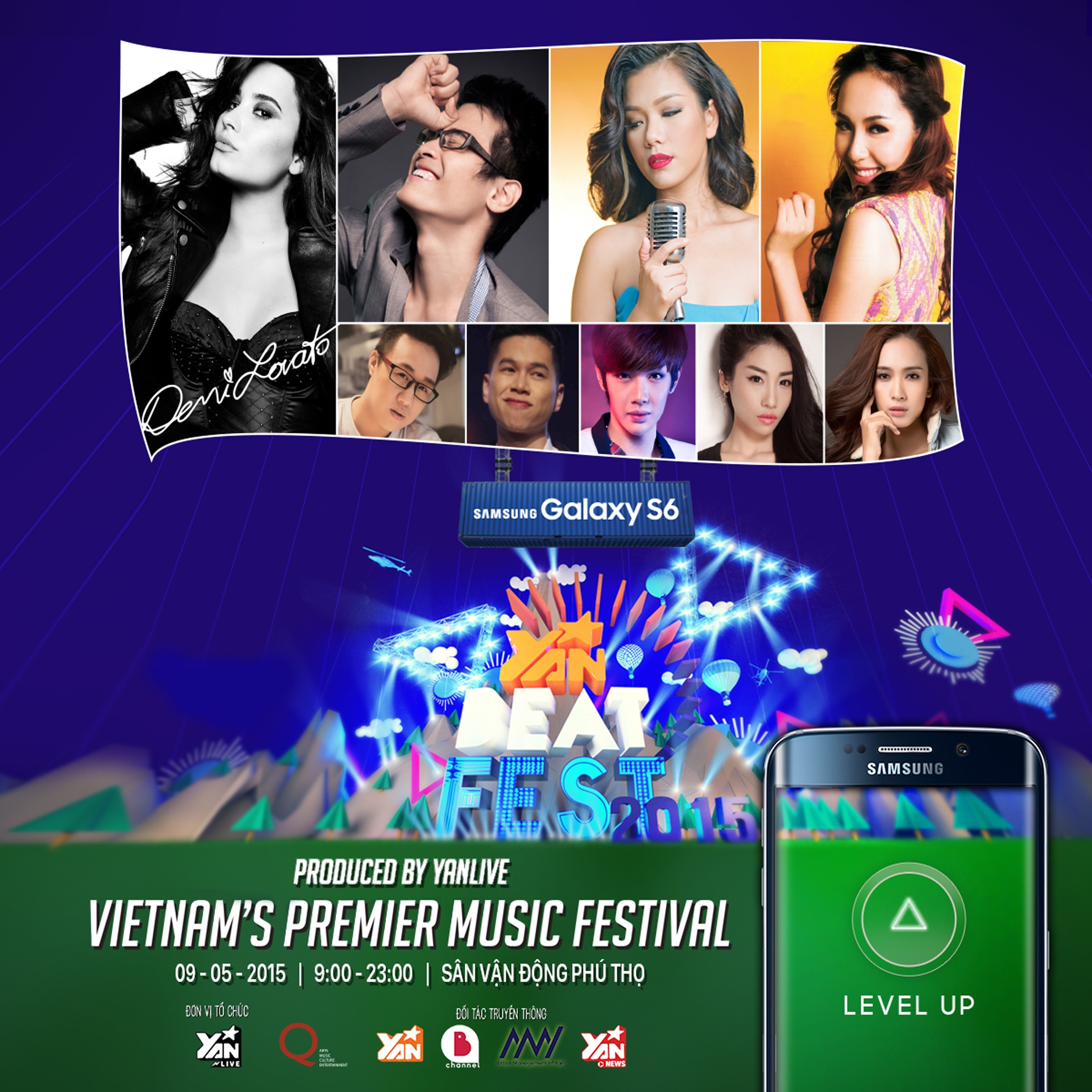 Poster của Yanbeat Fest 2015.
