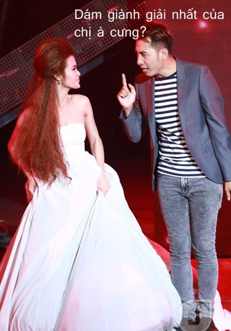 Fan chế ảnh giữa OnlyC và Đông Nhi sau khi đội Đông Nhi giành chiến thắng.