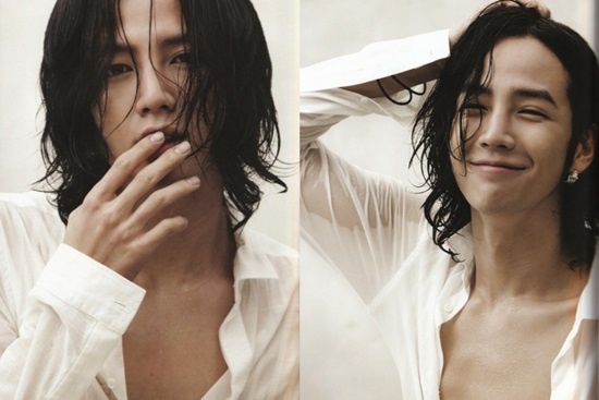 Nam diễn viên Jang Geun Suk rất chung thủy với mái tóc dài lãng tử. Trong phim Mary Stayed out All Night, mái tóc dài khiến Jang Geun Suk đậm chất phong lưu, nghệ sĩ.