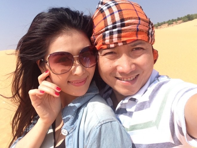 Vợ chồng cô đang sắp xếp để cả nhà có những chuyến du lịch nước ngoài, trước mắt là ở các nước trong khu vực Đông Nam Á.