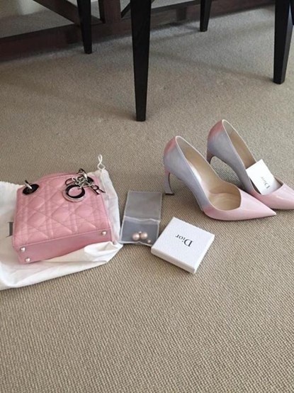 Set phụ kiện 150 triệu đồng của Hà Hồ khi gặp gỡ Beckham.