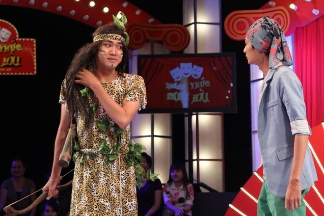 Huỳnh Nhu (trái) và Duy Phương có sự kết hợp ăn ý.