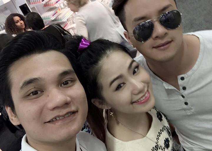 Hinh anh moi cua Luong Bich Huu o My sau nghi an sinh con hinh anh