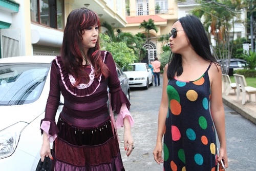 Doan Trang dich than don danh ca Bao Yen den tap hat hinh anh