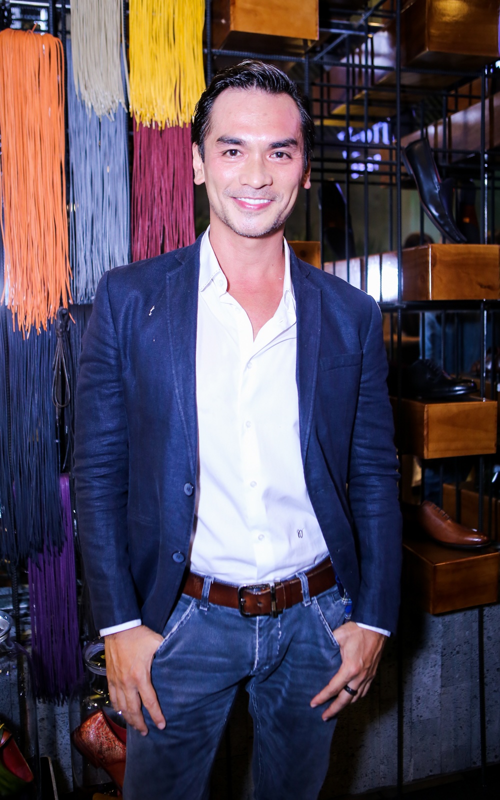 Người mẫu Đức Hải vừa nam tính vừa mạnh mẽ, bụi bặm. Thời gian gần đây, anh ít xuất hiện trên các phương tiện truyền thông mà tập trung vào công việc diễn xuất.