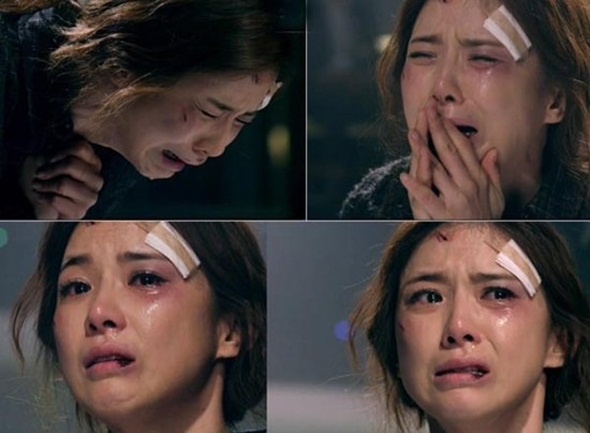 Soo Hyun gieo mình xuống hồ nước tự vẫn.