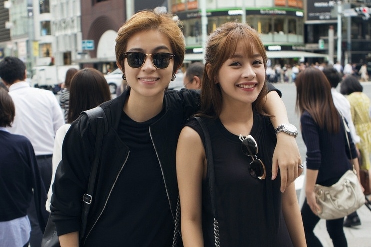 Chi Pu - Gil Le than thiet tren duong pho Nhat hinh anh