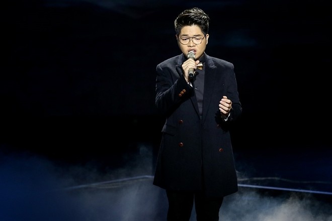 Bước vào vòng Live show đầu tiên. anh chàng  chọn ca khúc 