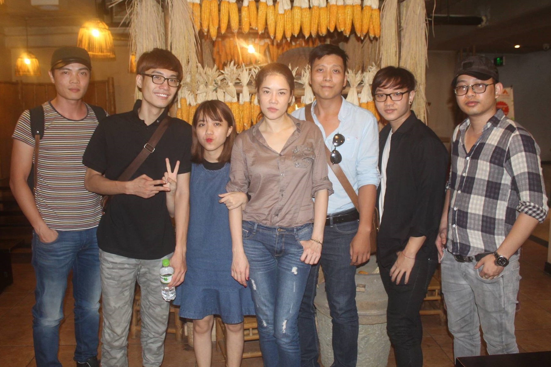 Chiều 23/9, Thu Phương cùng các học trò  có buổi tập chuẩn bị cho show tại Hải Phòng vào cuối tháng.