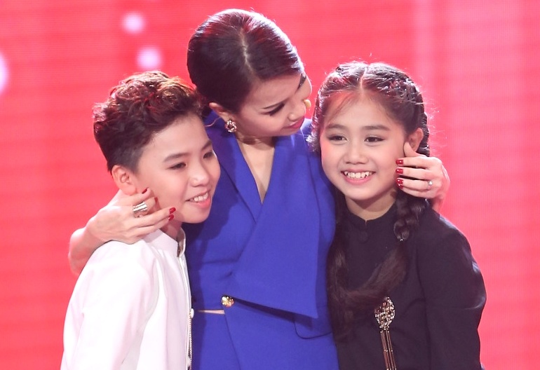 Cau be nha ngheo vao chung ket The Voice Kids hinh anh