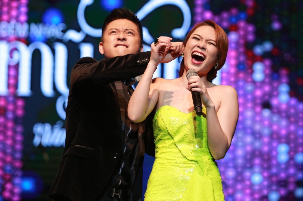 My Tam nhan mat khi bi Tuan Hung nheo tai hinh anh