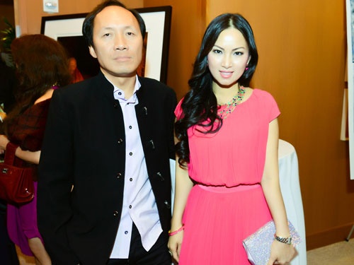 Ha Phuong cung chong ty phu du tiec cua Richard Gere hinh anh