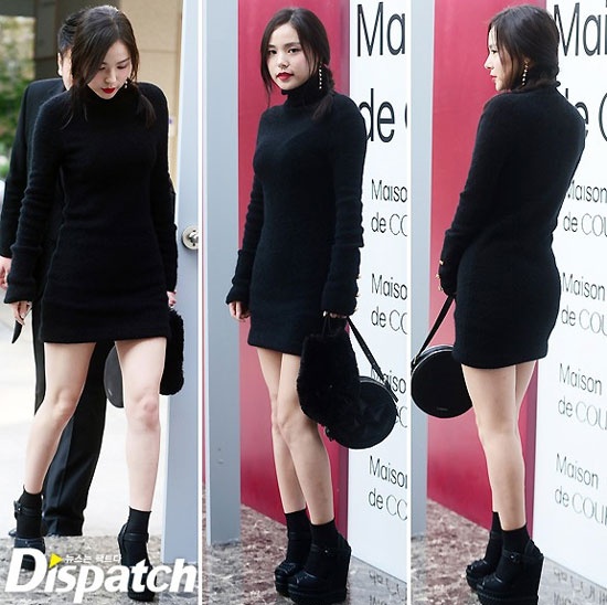 Min Hyo Rin phô diễn đường cong tròn đầy với 