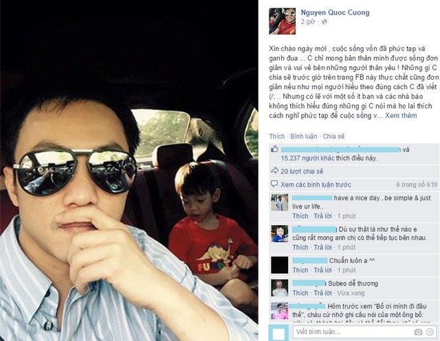 Chia sẻ mới nhất của Cường Đô La -