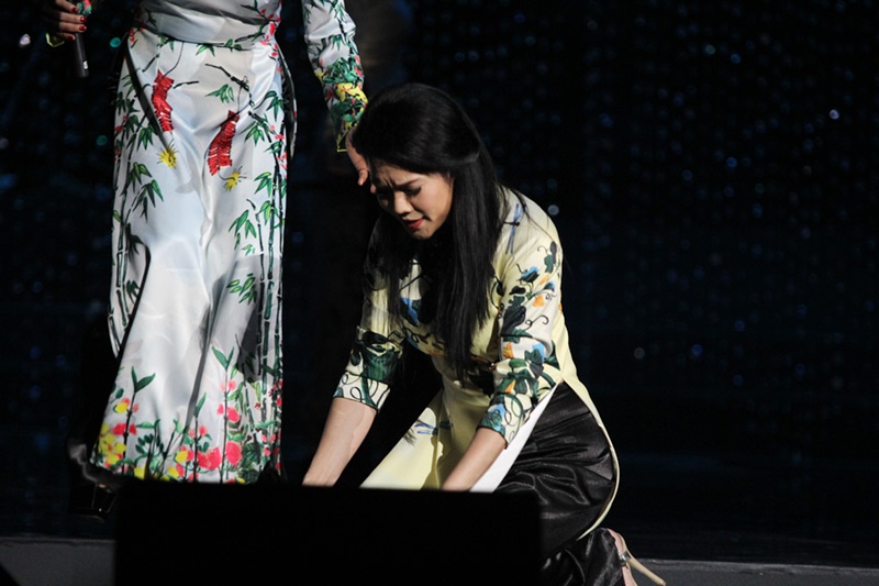 Thu Phuong nga tren san khau trong dem nhac dang cap hinh anh