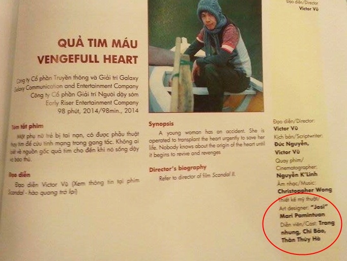 Thông tin dàn diễn viên của Quả tim máu bị nhầm sang diễn viên của Scandal 2.