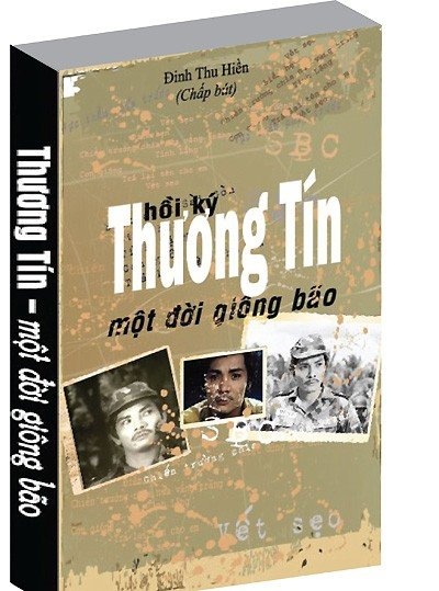 Bìa cuốn hồi ký Thương Tín - Một đời giông bão.