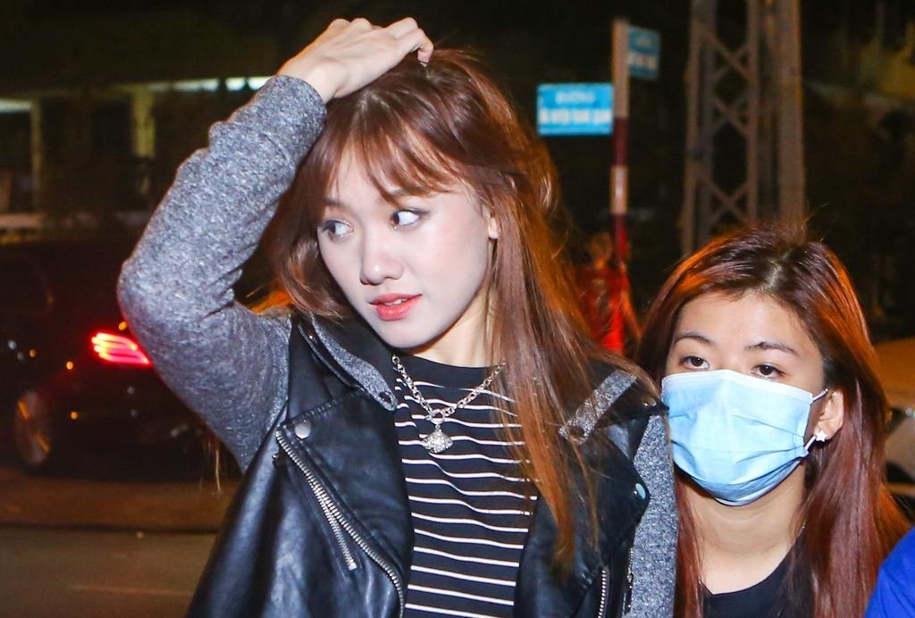 Hari Won lan dau xuat hien sau cong bo chia tay Tien Dat hinh anh