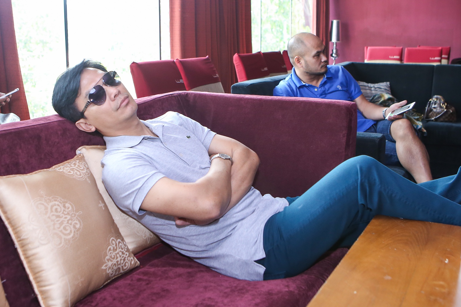 Manh Quynh ngu guc trong buoi tap anh 1