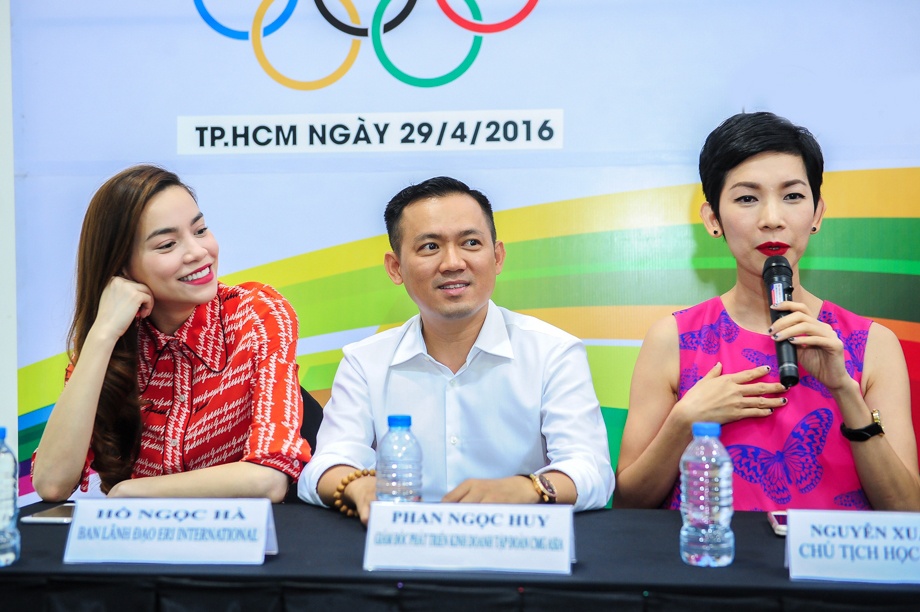 Sao Việt cổ vũ Olympic ảnh 3 Sao Viet co vu Olympic anh 3