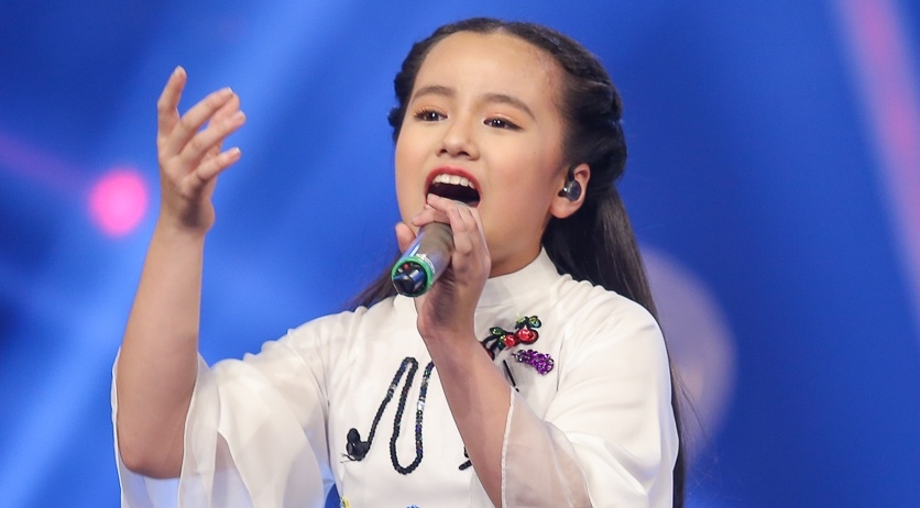 Co be xinh xan cua Vietnam Idol Kids khien Isaac 'rung dong' hinh anh