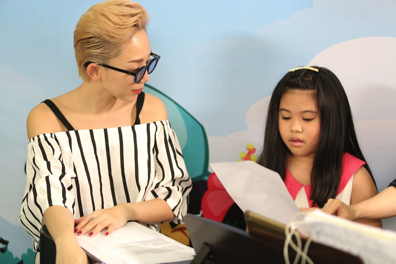 giam khao Vietnam Idol Kids huong dan thi sinh anh 8