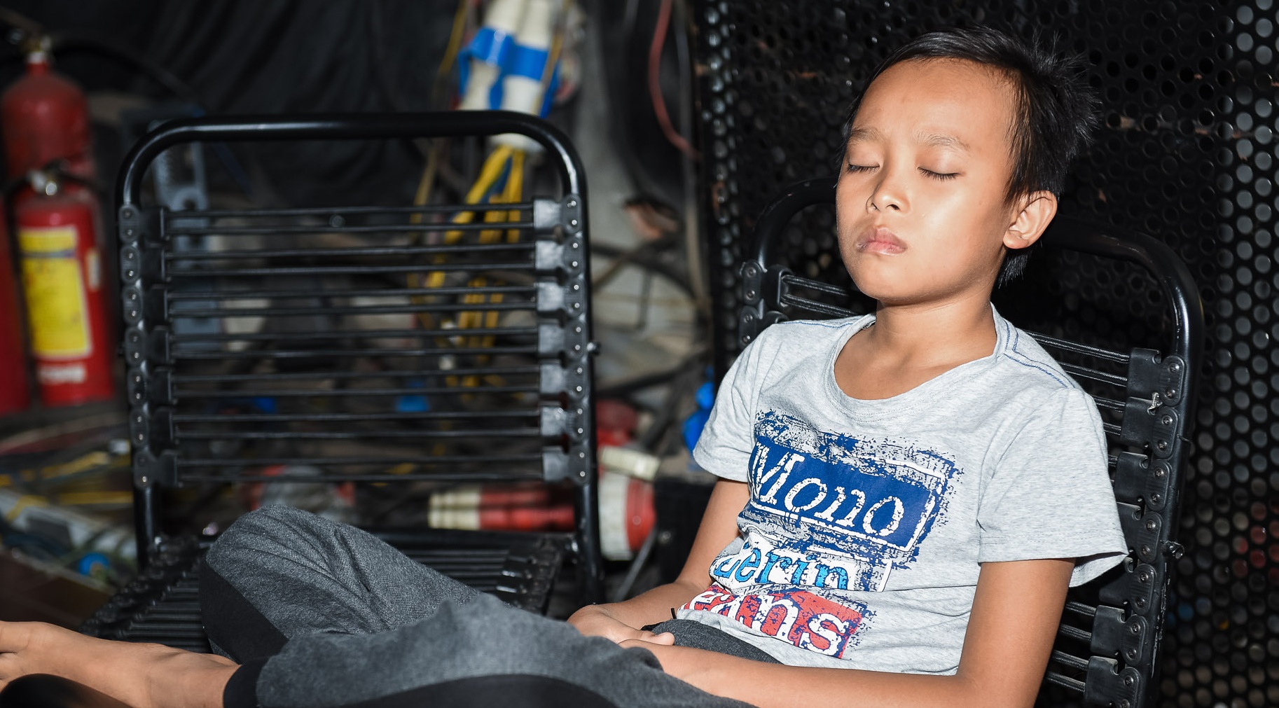 Me Ho Van Cuong lo au ngam con luyen tap truoc chung ket hinh anh