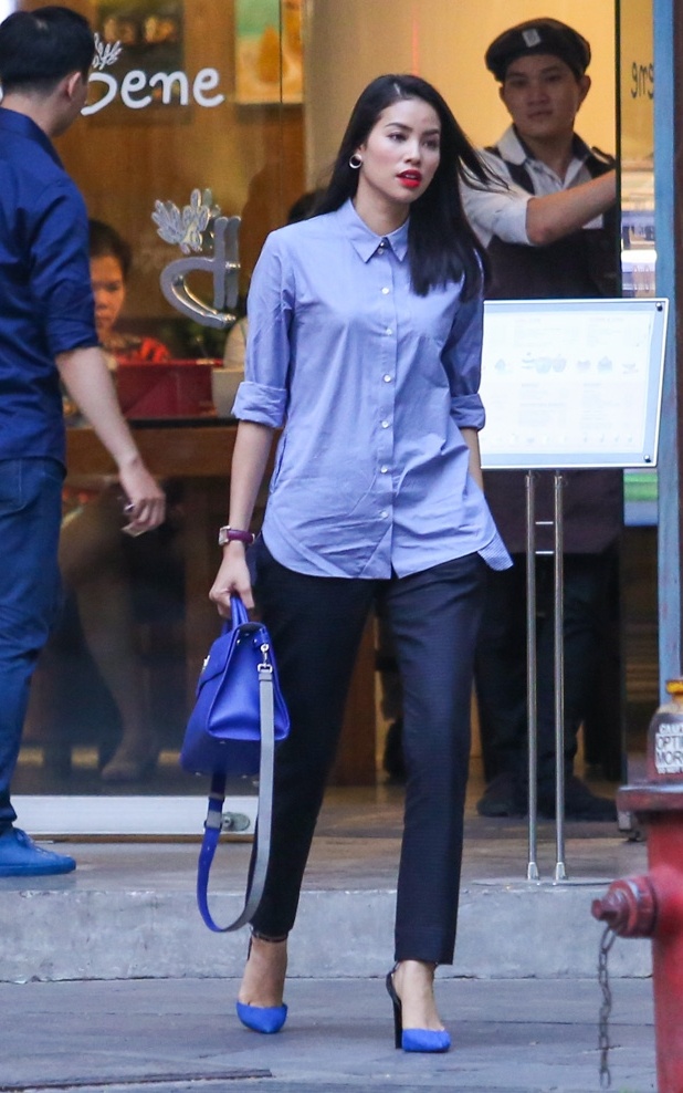 Pham Huong,  paparazzi,  The Face anh 1