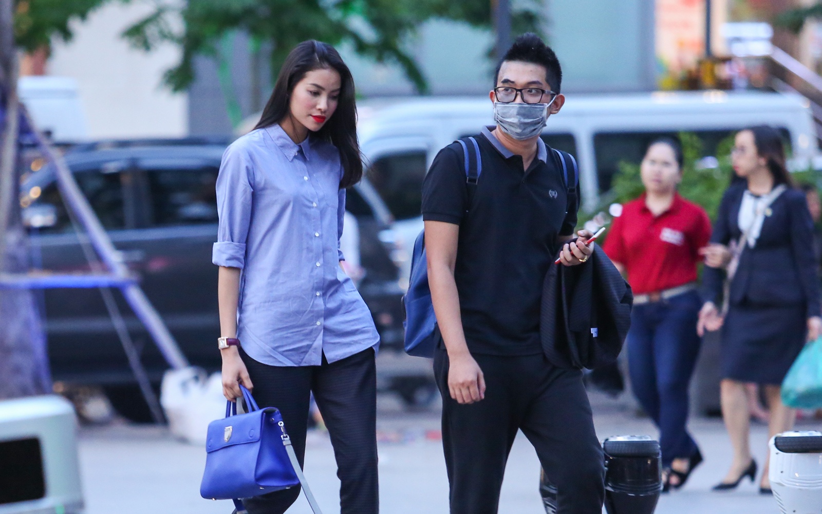 Pham Huong,  paparazzi,  The Face anh 2