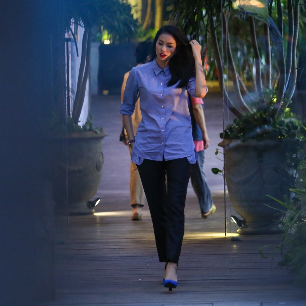 Pham Huong,  paparazzi,  The Face anh 3
