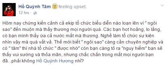 Quản lý Hồ Quỳnh Hương đá xéo Mỹ Tâm ảnh 1 Quan ly Ho Quynh Huong da xeo My Tam anh 1